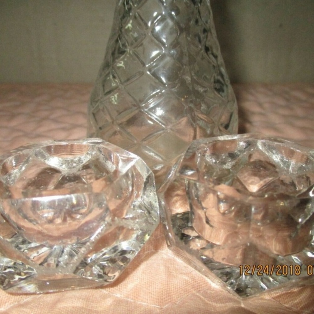 Taper Candle Holders 2 In Set Lovely Crystal